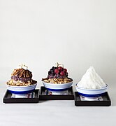 various bingsu