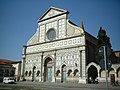 Fachada de Santa María Novella, de Alberti (1458-1478).