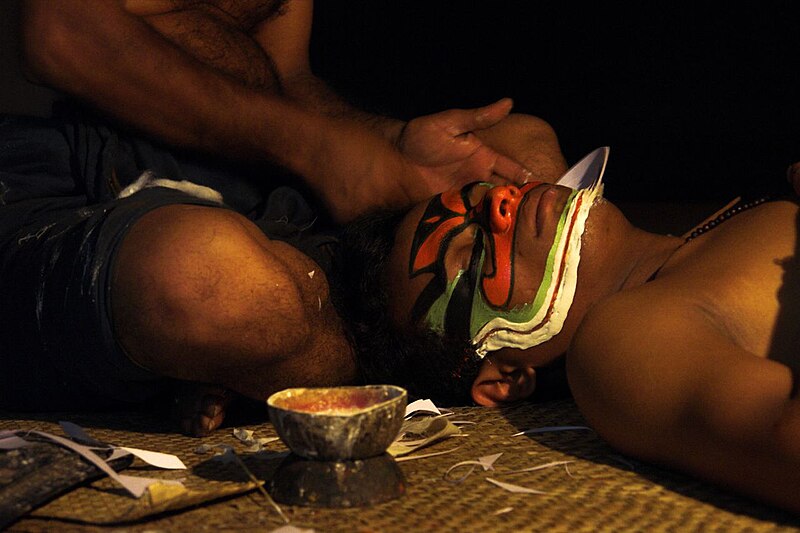 File:Kerala kathakali makeup.jpg