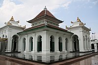 Masjid Agung Palembang, Indonesia, with Chinese influence.