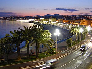 "Promenade des Anglais" in Nice