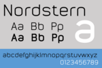 Thumbnail for Nordstern (typeface)