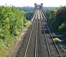 A railway bridge.