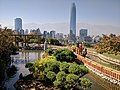 Jardín Japonés de Santiago, ubicado en el Cerro San Cristóbal.