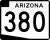 State Route 380 marker