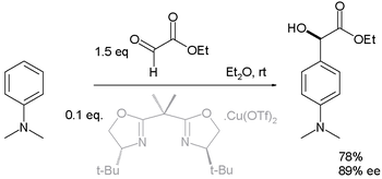 Asymmetric Friedel-Crafts hydroxyalkylation