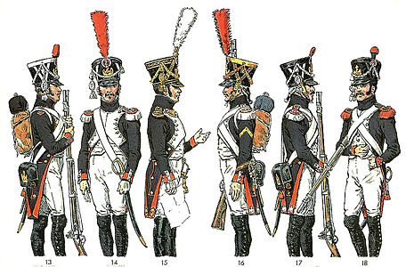 Fusilier-Grenadiers and Fusilier-Chasseurs of the Middle Guard, 1806–1814