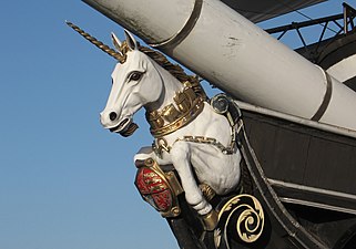 Unicorn at the bowsprit