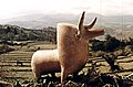 Cow-shaped earthenware