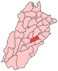 Location of Sahiwal in Punjab.