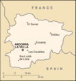 Image 28Map of Andorra (from List of cities and towns in Andorra)