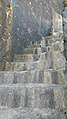 Rock cut steps