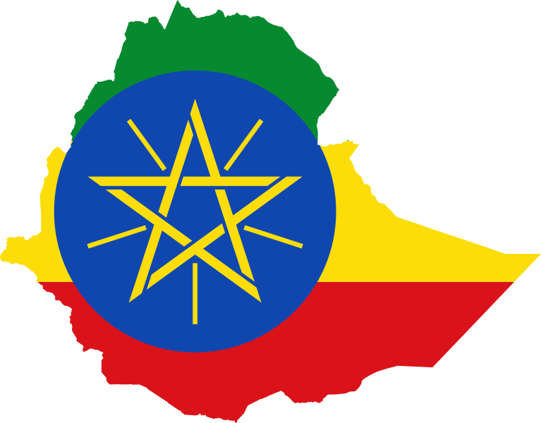 File:Flag map of Ethiopia.svg