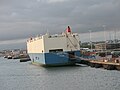 Heroic Ace docked at Southampton, England, 11 August 2011