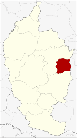 District location in Maha Sarakham province