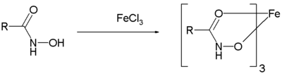 酰基羟胺与铁离子的配位作用