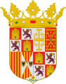 Escudo abreviado de Juana I y su hijo Carlos I como reyes de España.