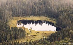 The namesake lake, 2019