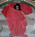 Melpomene mural (detail, 1896), at the Library of Congress in Washington DC. Photograph (2007) by Carol Highsmith (1946–).