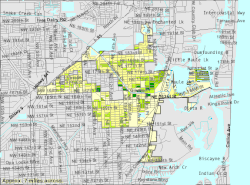 U.S. Census Bureau map showing city limits