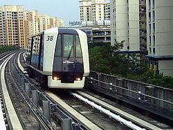 A C810 on the Sengkang LRT