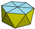 Hexagonal antiprism, Gyroelongated hexagonal pyramid