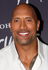 Actor Dwayne Johnson from California