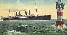 SS Kronprinz Wilhelm Postcard.