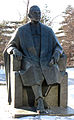 Prime Minister Louis St. Laurent statue (1976) by Erek Imredy in front of Supreme Court of Canada, Ottawa, Ontario Canada