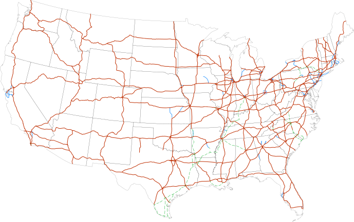 Archivo:Map of current Interstates.svg