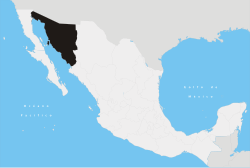 State of Sonora within Mexico