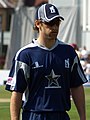 Jim Troughton of Warwickshire CCC playing against Northants