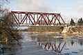 Jänese railway bridge over Emajõgi between Vorbuse and Maramaa