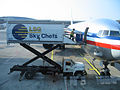 Catering truck at John F. Kennedy International Airport