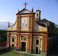 Town's 18th-century church of San Giovanni Battista