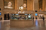 The Main Concourse's round information booth