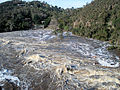 South Esk River in flood at the Gorge, August 2009