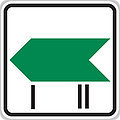 Turn to follow circular route