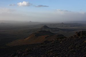 Vista de la Meseta de Somuncurá.