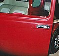 Flush-mounted Miata doorpull