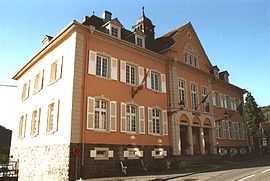 The town hall in Muhlbach