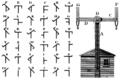 Image 50Code of letters and symbols for Chappe telegraph (Rees's Cyclopaedia) (from History of telecommunication)