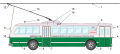 Image 272Diagram of a 1947-built Pullman Standard model 800 trolleybus, a type still running in Valparaíso (Chile) (from Trolleybus)