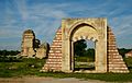 Edirne Palace:Felicity Gate and Panoramic Pavilion in the background