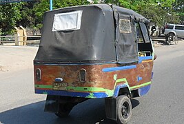 2-stroke Bajaj in Banjarmasin, South Kalimantan