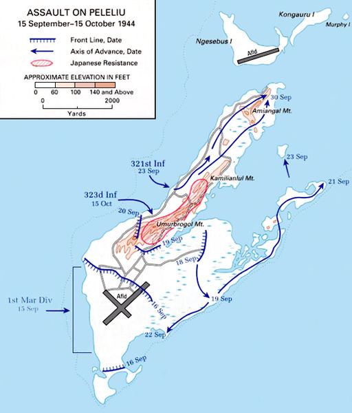 Archivo:Battle of Peleliu map.jpg