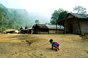 Bom child beside Bagakain Lake, 2007