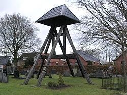 Wooden bell tower in 2007