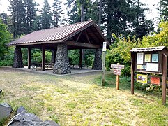 Covered Shelter at the Fireplace Day Use Area