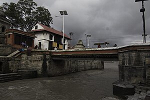 Bridge at Bagmati river of Pashupati temple